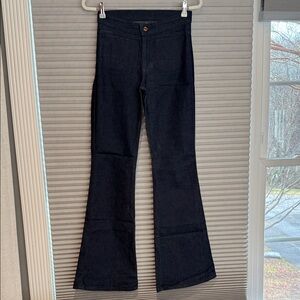 Wrangler Dark Blue Flared Jeans